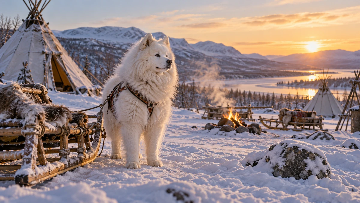 Samoyed köpek — ırkın tarihi ve kökeni
