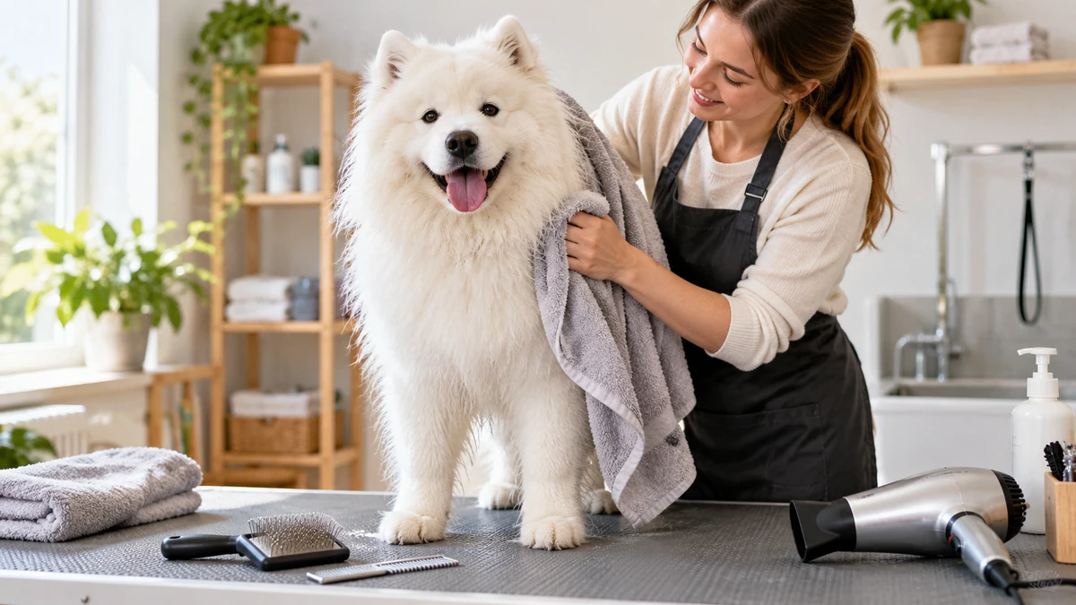 Samoyed köpek — bakım ve tımar